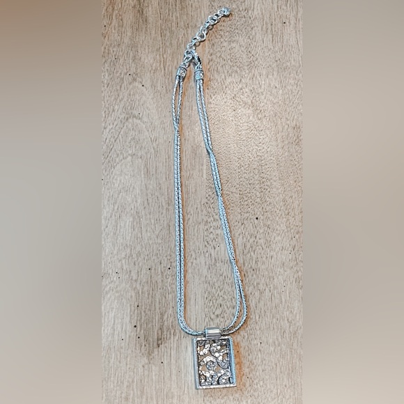 Brighton Deco Lace Silver Necklace - Picture 2 of 3